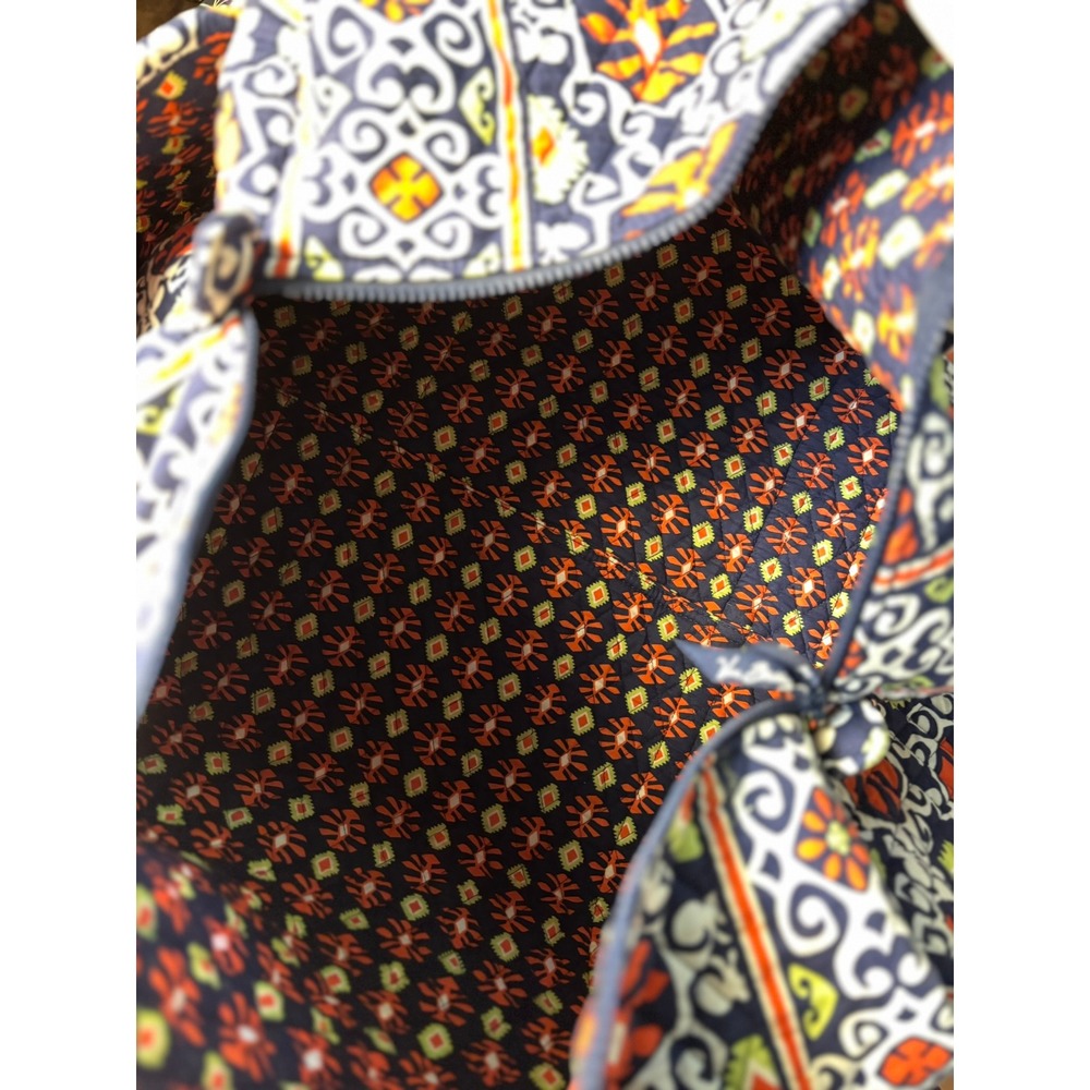 Vera Bradley Sun Valley Quilted Cotton XL Duffel Bag Travel Overnight Weekender - Picture 8 of 16